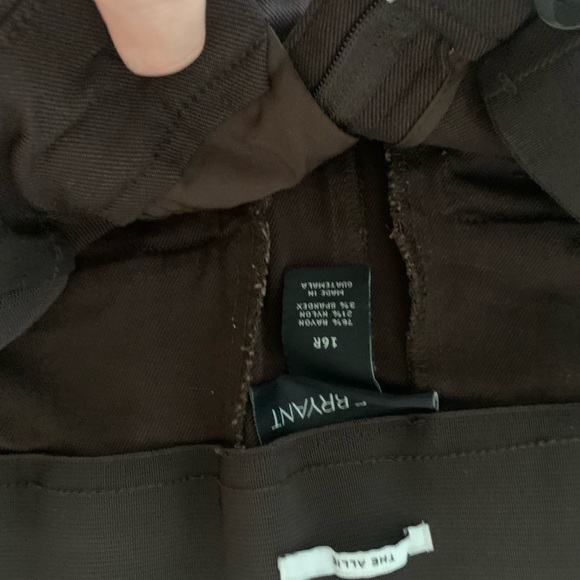 Lane Brant “The Allie” Pant in Brown, Size 16 - Picture 2 of 2